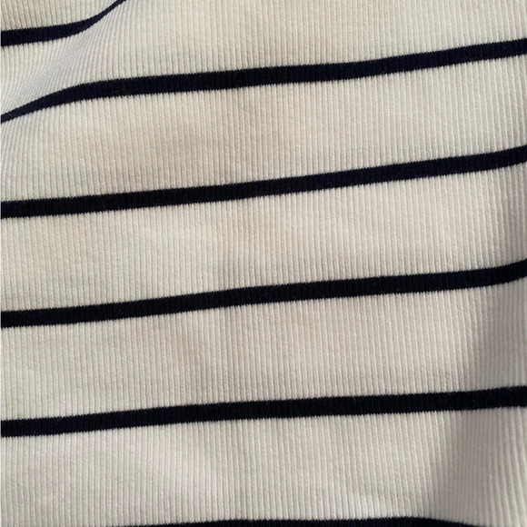 Old Navy - Ribbed White Striped Dress - Picture 7 of 7